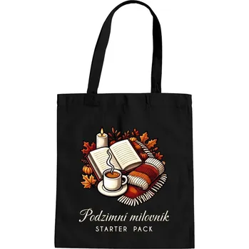 Žertovný předmět Podzimní milovník - starter pack - taška s potiskem