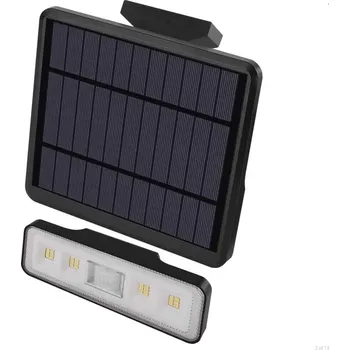 EMOS Solární LED reflektor SUNNO s pohybovým čidlem, černý, neutrální bílá