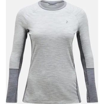 Dámská mikina TERMO PRÁDLO PEAK PERFORMANCE W MAGIC CREW MED GREY MEL