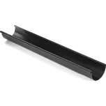 Okapový žlab EVROMAT 333 mm pozinkovaný lakovaný 2 m RAL 9005 černý | cena za m