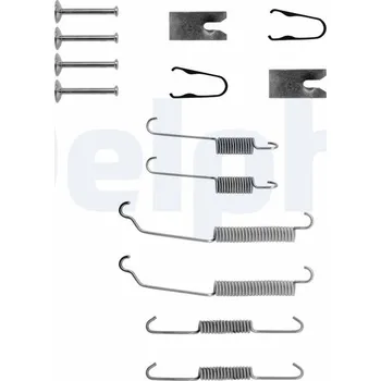 Brzdová čelist Sada příslušenství, brzdové čelisti DELPHI LY1257