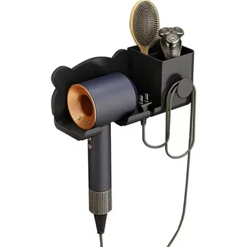 Péče o vlasy APT NÁSTĚNNÝ DRŽÁK NA FÉN NA VLASY ČERNÝ