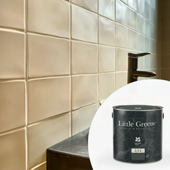 Speciální výtvarná barva Little Greene Barva na kachličky do koupelny - Polomatná - 2,5L - Intelligent Satin Vyberte odstín:: Green Stone Light (269)