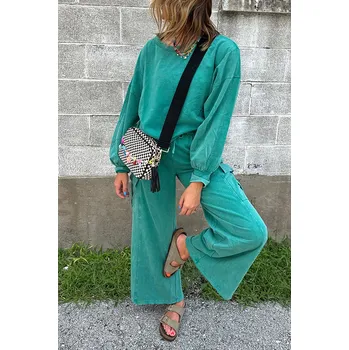 OMG Dámská souprava Calaqe tyrkysová XL