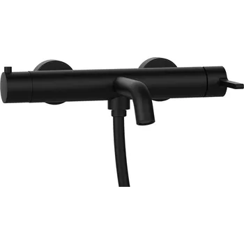 Vodovodní baterie Iconic nástěnná vanová baterie, černá mat AF010B