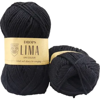 Příze Drops Lima UNI 8903 černá
