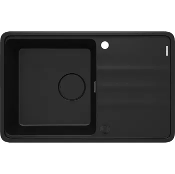 Granitový dřez Deante Momi granitový dřez 78x50 cm černá ZKM_N113