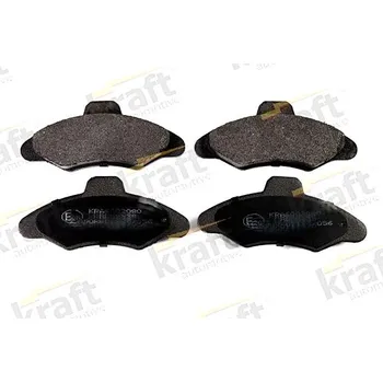 Brzdový systém Sada brzdových destiček, kotoučová brzda KRAFT Automotive 6002080