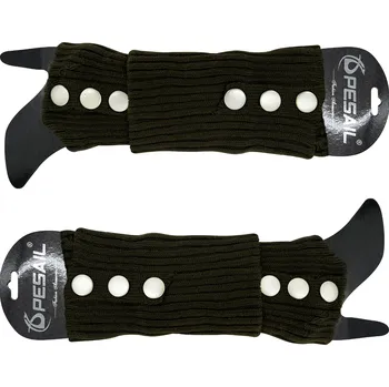 Dámské ponožky PESAIL Dámské modní návleky na nohy DN95 Barva: Hnědá, Velikost: Průměrná