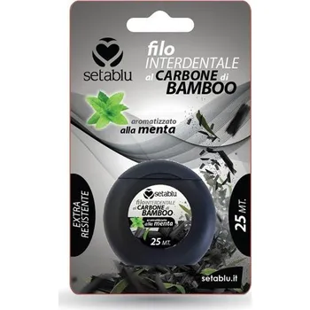 Zubní nit Dental floss Mint and Carbone 25 m