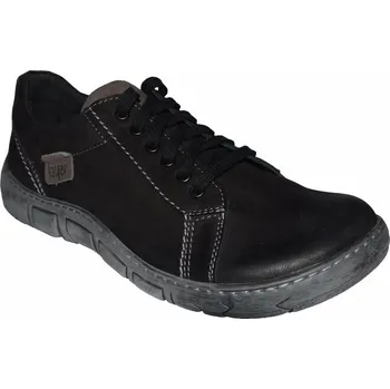 Pánské polobotky Kacper pánská vycházková obuv 1-2287 Barva: černá, Velikost: 42, Šíře: H