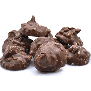 FromNature Kešu hrudky v mléčné čokoládě se slaným karamelem 250g