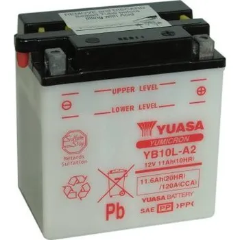 Motobaterie Yuasa Yumicron 12V, 11Ah, 120A, YB10L-A2