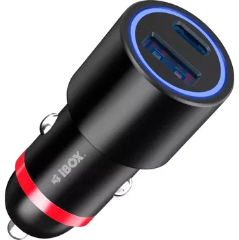 Autonabíječka IBOX 48 W USB‑A + USB‑C (PD 3.0, QC 3.0)