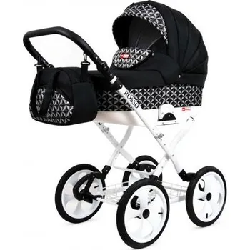 Kočárek Kočárek 2v1 BabyLux ROSSO OPTICAL BLACK