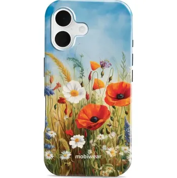 Pouzdro na mobilní telefon Odolný obal Mobiwear Elite Pro - Apple iPhone 16 - EP43E Letní louka (Odolné pouzdro, obal kryt Mobiwear Elite Pro - maximální ochrana mobilu, zesílené hrany, přesné výřezy, pohodlné držení, odolná grafika, kvalitní materiály)