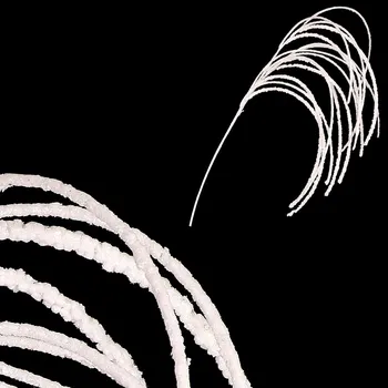 umělá květina Autronic Větev vánoční, bílá barva PRZ3701 WH