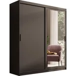 Posuvná šatní skříň se zrcadlem Hailey 180