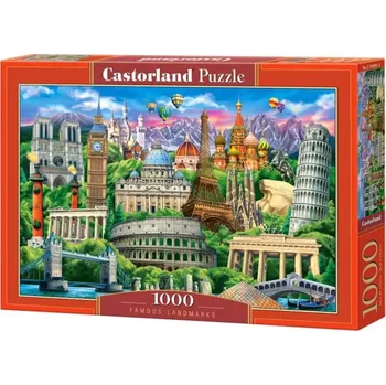 Puzzle CASTORLAND Známé památky 1000 dílků