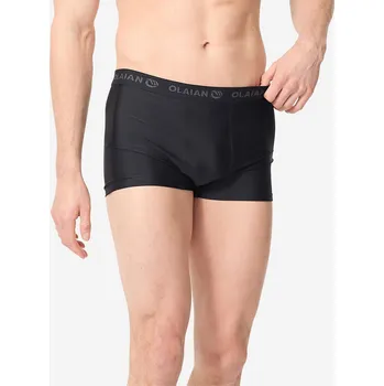 Pánské spodní prádlo DECATHLON Pánské spodní boxerky 500 XL ČERNÁ