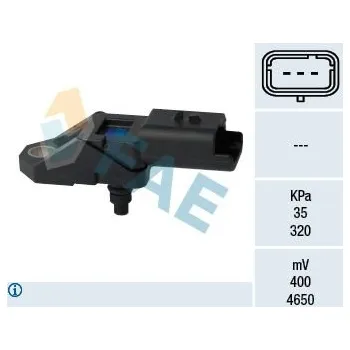 Čidlo automobilu Senzor tlaku sacího potrubí FAE 15108