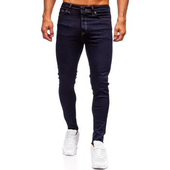 Pánské kalhoty Tmavě modré pánské džíny slim fit Bolf 5313 - 32/M