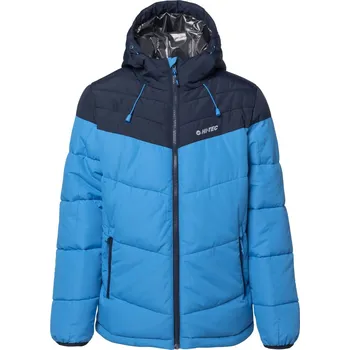 Chlapecká bunda Dětská Zimní prošívaná bunda HI-TEC VAYO JRB M000264399 – Tmavě modrá 164