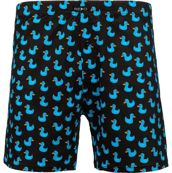 Boxerky Modré pánské bavlněné boxerky Bolf 1BB151 - 2XL