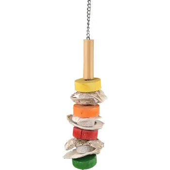 Hračka pro ptáka Flamingo BT RAINBOW RON SHELL MULTI 37CM