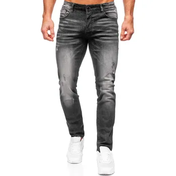 Pánské kalhoty Černé pánské džíny slim fit Bolf MP0070N - 31/M
