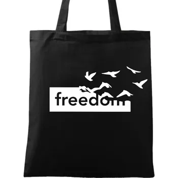 Bavlněná taška Křídla svobody Freedom (Barva: Černá)