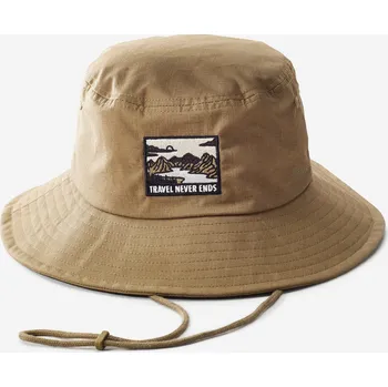 Klobouk FORCLAZ Turistický klobouk s UV ochranou Travel 100 56–58cm KAŠTANOVÁ