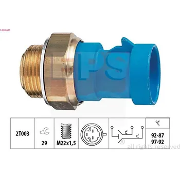 Ventilátor topení a klimatizace Teplotní spínač, větrák chladiče EPS 1.850.681