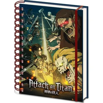 Poznámkový blok Attack On Titan: S4 (A5 16 x 21 cm)