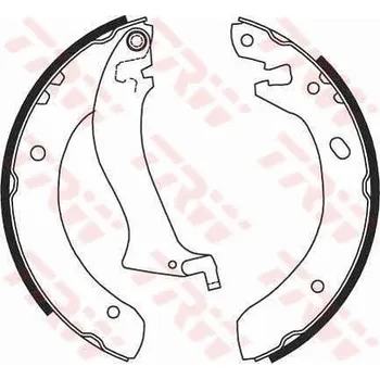 Brzdová čelist Sada brzdových čelistí TRW GS8633