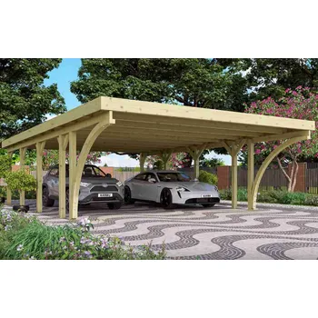 Přístřešek na auto Přístřešek na auto carport KARIBU CLASSIC 3C 5,63 x 7,77 m Varianta: carport KARIBU CLASSIC 3C 61965 LG3315