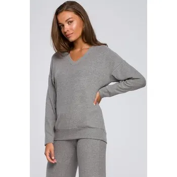 Dámský svetr Stylove Svetr S246 Šedá Regular Fit XXL_XXXL