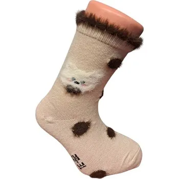 Dětské termo ponožky Aura Via Dětské Termo Ponožky Medvídek Světlé 32-35