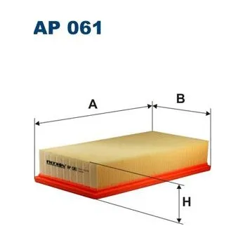 Vzduchový filtr Vzduchový filtr FILTRON AP 061