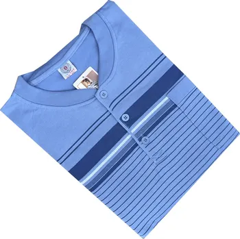 Pánské pyžamo Numberoplus Pánské flanelové pyžamo Big -VN1008 Barva: Modrá, Velikost: 6XL