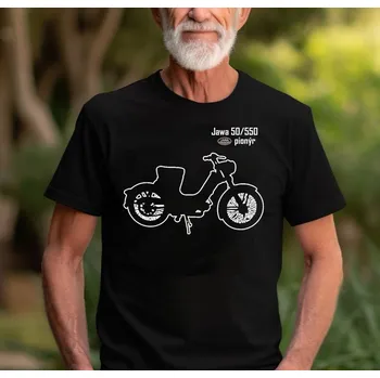 Pánské tričko STRIKER Tričko Jawa Pařez obrys Velikost: M