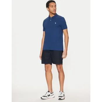 U.S. Polo Assn. Šortky z materiálu MUP3552 Tmavomodrá Regular Fit 36