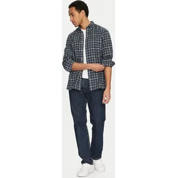 Pánská košile Tommy Hilfiger Košile Gingham MW0MW37573 Tmavomodrá Regular Fit L