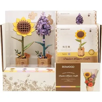 Dětsný nábytek RoboTime Disple sej Slunečnicí a Šeříkem