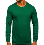 Zelená pánská mikina bez kapuce Bolf HW3102 - 2XL
