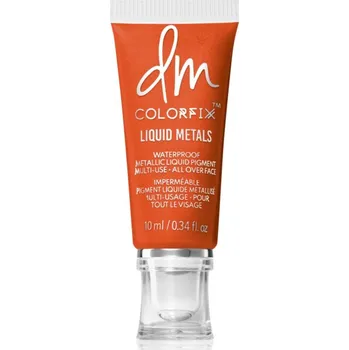 Rozjasňovač Danessa Myricks Beauty Colorfix Liquid Metals multifunkční líčidlo pro oči, rty a tvář odstín Hot Fire 10 ml