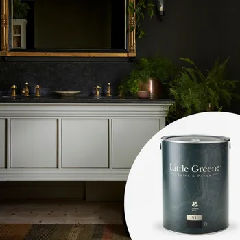 Speciální výtvarná barva Little Greene Barva na dřevěný nábytek do koupelny - Matná - 5L - Intelligent Eggshell Vyberte odstín:: Castell Pink (314)