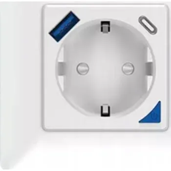 Elektrická zásuvka SOLO Smart WP3 s USB bílá