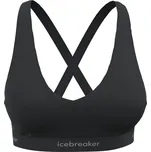 Podprsenka ICEBREAKER W Mer 125 Cool-Lite Sprite Racerback Bra BLACK - L