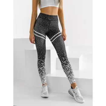 Dámské legíny Černé dámské legíny Bolf 0933 - S